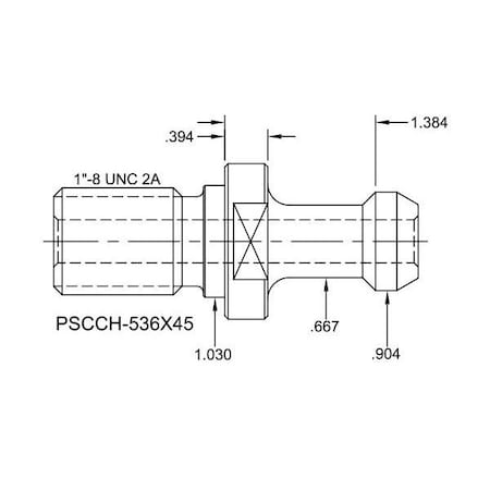 Tj Davies Co Coolant Through Retention Knob PSCCH-536X45